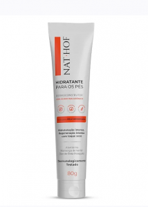 Hidratação Profunda e Duradoura
O ácido hialurônico ajuda a reter a umidade natural da pele, mantendo os pés hidratados e prevenindo fissuras, rachaduras e descamações.